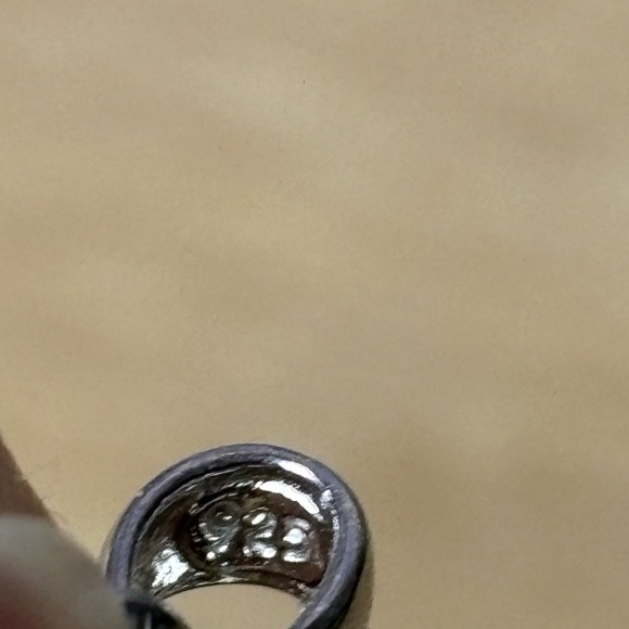 Sterling Silver Christmas Tree Pendant Stamped W&W - Picture 5 of 7